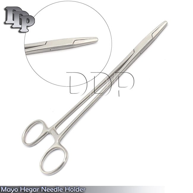PREMIUM GRADE Mayo Hegar Needle Holder 8" Surgical Dental INSTRUMENTS-A+QUALITY