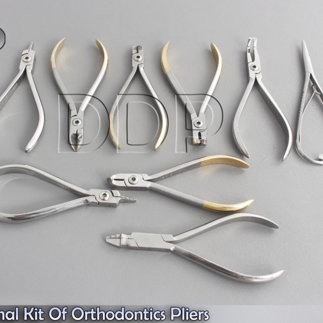 Professional Kit Of Orthodontics Pliers Bracket Remover Distal End Cutter Lab