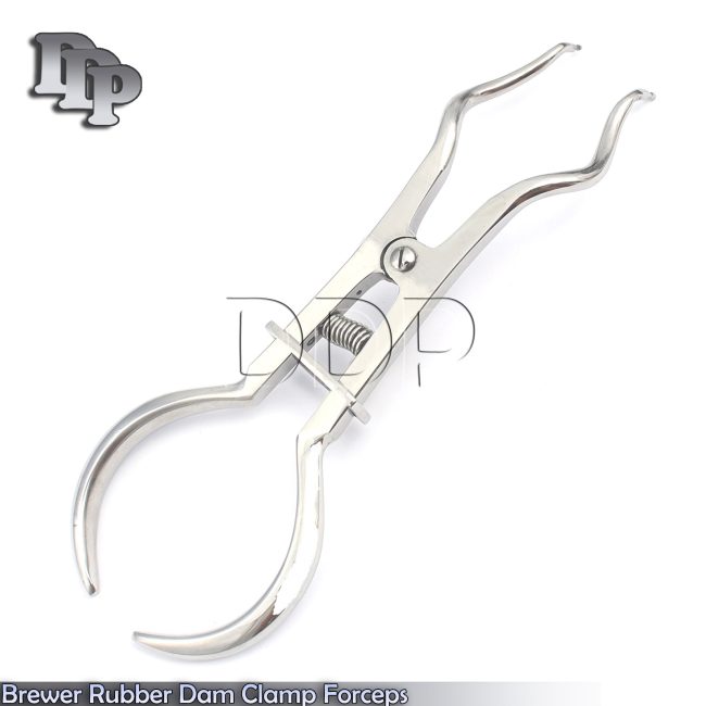 Rubber Dam Brewer Forceps For Clamps Conservative Dentistry Dental Lab Tools New