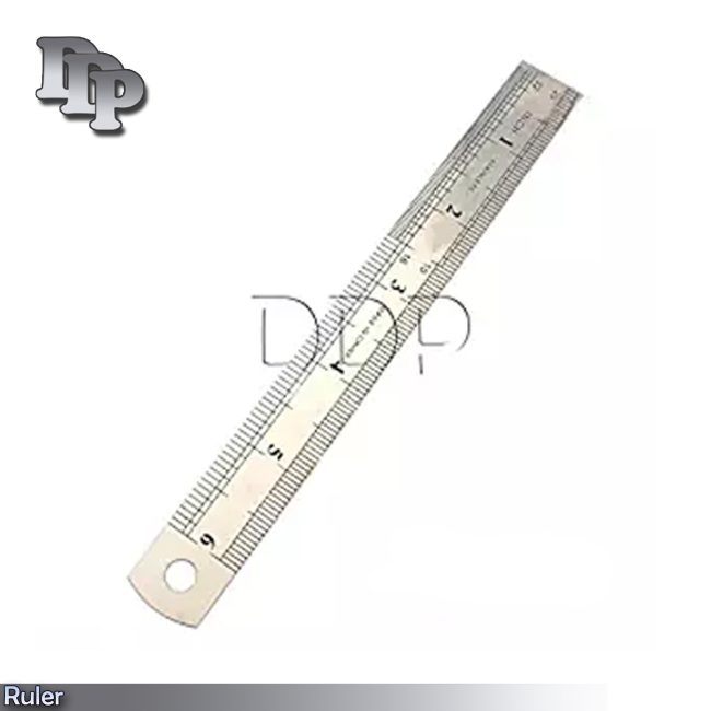 Ruler w/ Centimeter and Inch Graduations - Measuring Range 6'' - 15cm