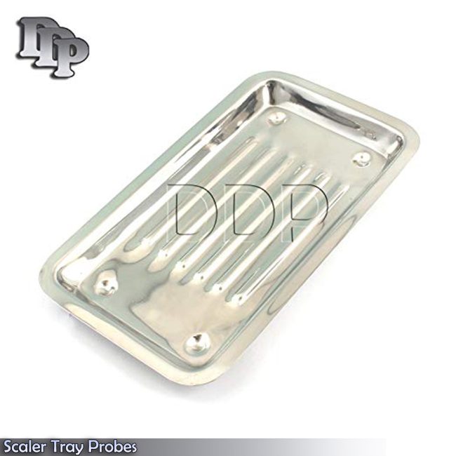 SCALER TRAY 7.5''(19cm)x4''(10cm)x0.5''(1.5cm) Curettes explorers probe Dental
