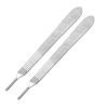 SET OF 2 GERMAN SCALPEL HANDLE #3 WITH SCALE DENTAL VETERINARY CRAFTS SURGICAL