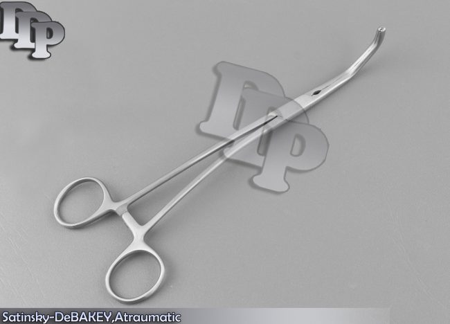 Satinsky-DeBAKEY,Atraumatic Surgical,Vascular Inst 9"S-3
