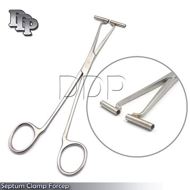 Septum Ring Piercing Clamp Forcep 6'' Tube Tunnel Nose Lip Tongue Nipple Tool