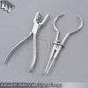 Set Of 2 Dental Anisworth Rubber Dam Punch Stoke Pliers Orthodontic Lab Tools