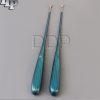 Set Of 2 Pcs Spratt Brun Bone Curette Size 1,2 Blue Coated Surgical Instrument
