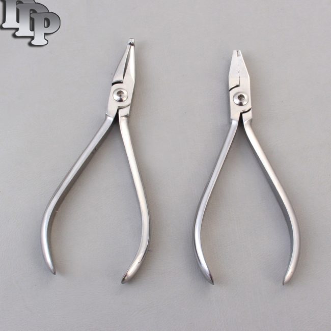 Set of 2 Jarabak Light Wire Plier & How Plier Straight Orthodontic Dental