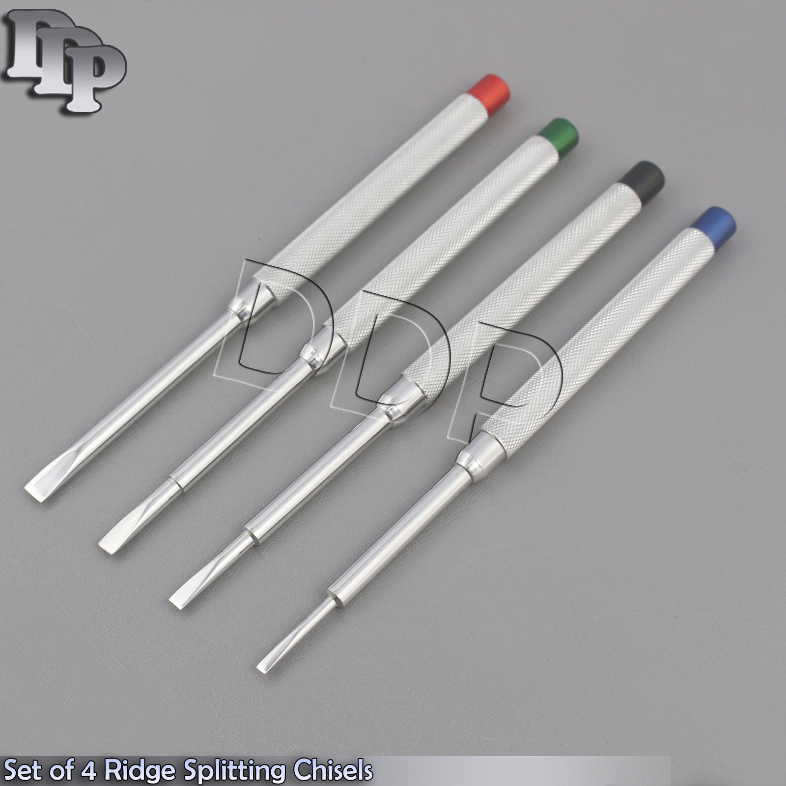 Set of 4 Ridge Splitting Chisels Dental Vet Instruments - Image 3