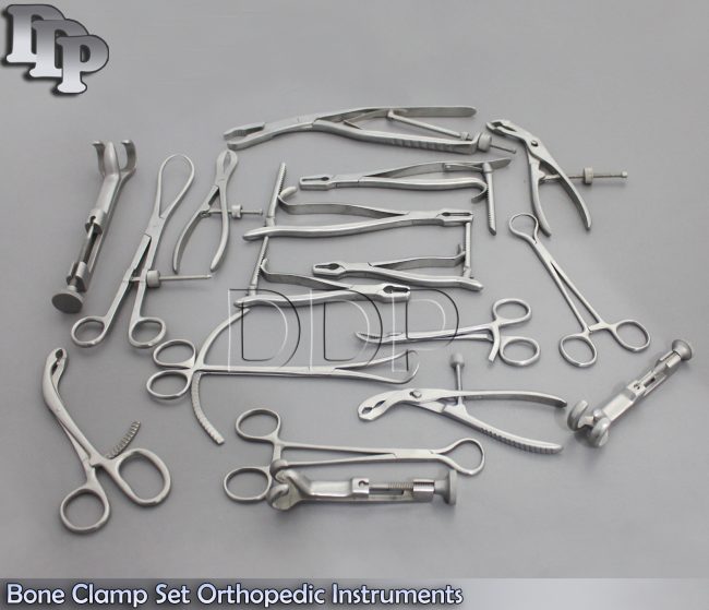 Small Bone Clamp Set Orthopedic Instruments DS-1124