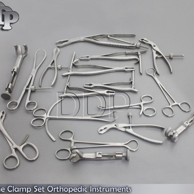 Small Bone Clamp Set Orthopedic Instruments DS-1124