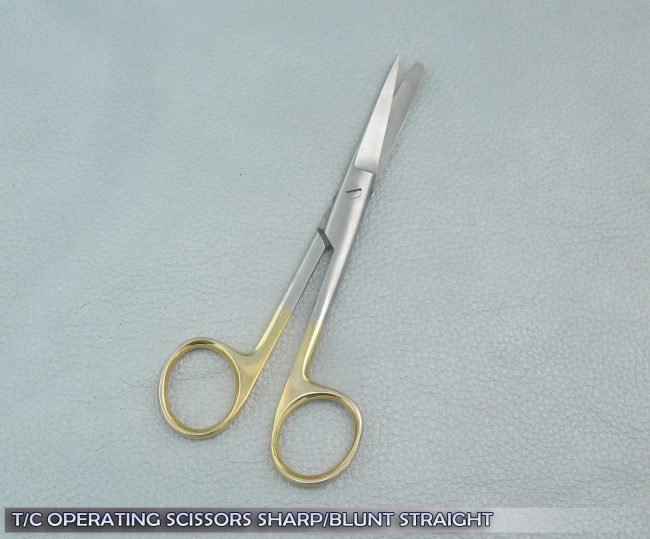 T/C Operating Scissors Sharp/Blunt 5.50" Straight