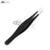 Tweezers For Ingrown Hair Pointed Blackhead Remover Eyebrow Black BTS-727