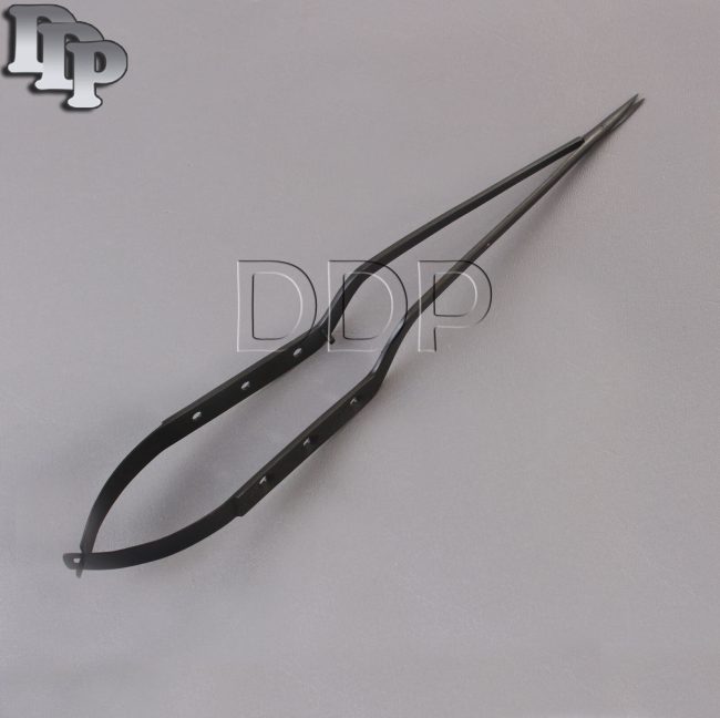 YASARGIL SCISSORS 8.5" Black Coated Straight SURGICAL INSTRUMENTS