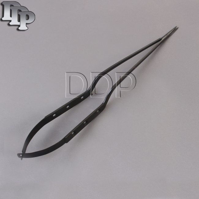 YASARGIL SCISSORS 8.5" Black Coated Straight SURGICAL INSTRUMENTS