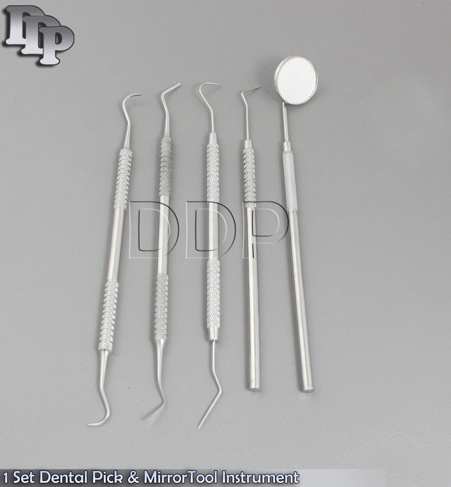 1 Set Dental Pick & MirrorTool Sculpture Instrument Double End -5 pcs,pr-173