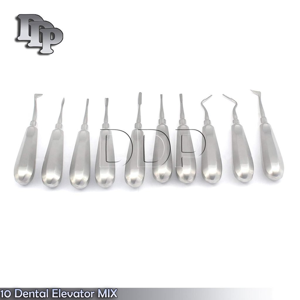10 Dental Elevator MIX Surgical Medical Instruments NEW