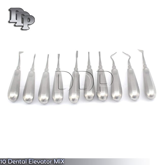 10 Dental Elevators MIX Surgical Medical Dental Instruments