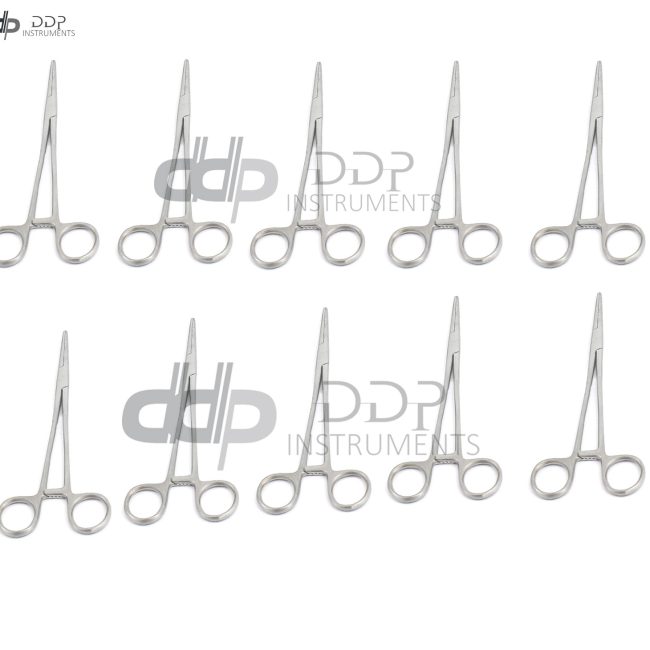 10 KELLY LOCKING HEMOSTAT FORCEPS 5.5" STRAIGHT SURGICAL