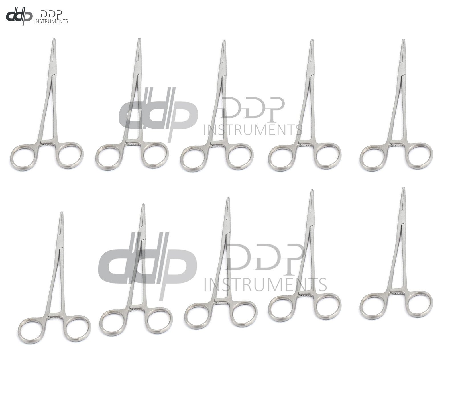 10 KELLY LOCKING HEMOSTAT FORCEPS 5.5" STRAIGHT SURGICAL