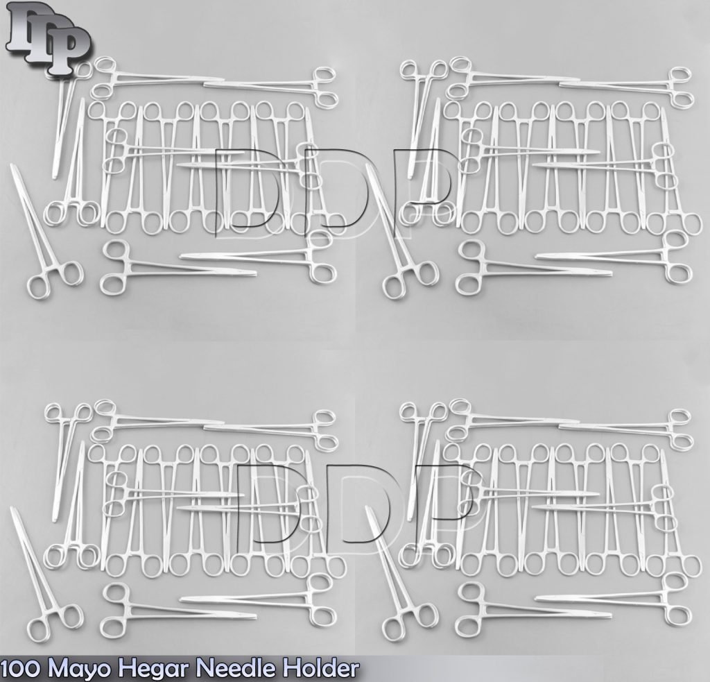 100 Mayo Hegar Needle Holder 6" Surgical Instruments