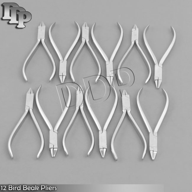 12 Bird Beak Pliers Orthodontic Instruments Supply Dental Supplies Plier