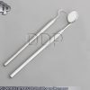 2 Pcs Dental Tartar Calculus Plaque Remover,Tooth Scraper & Dental Mirror,Pr-158