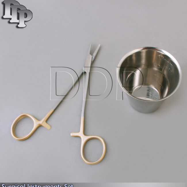 2 Pcs Stainless Steel Surgical Instruments Set, DS-649