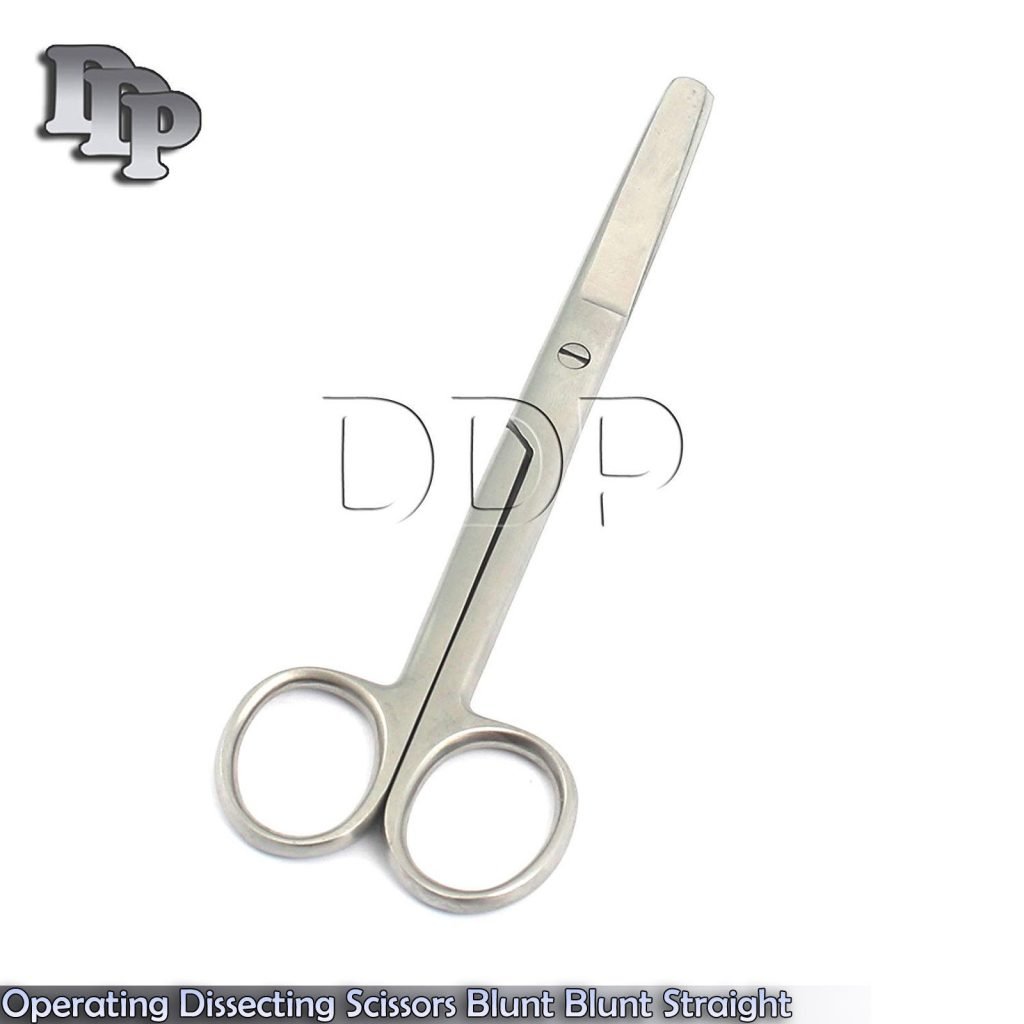 2 Pieces Of Operating Dissecting Scissor 6.5" Straight Blunt Blunt, Instruments