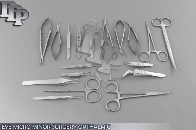 20 Pc Eye Micro Minor Surgery Opthalmic Instrument Set EY-036