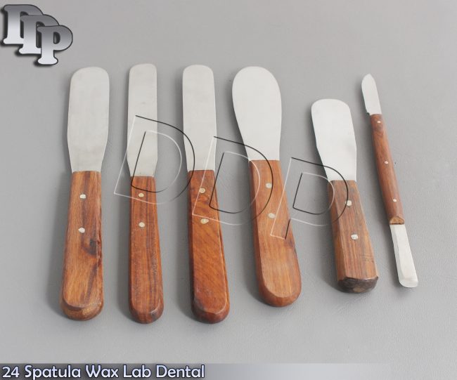 24 Spatula Wax Lab Dental Veterinary Cement Instruments
