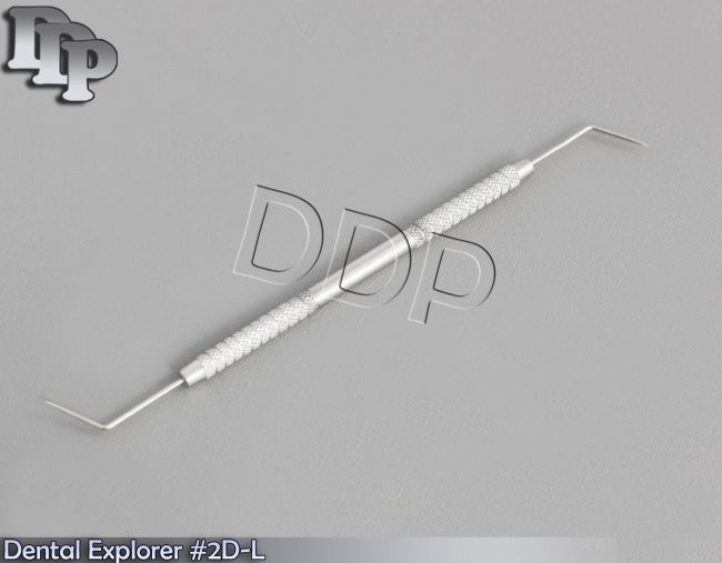 3 Dental Explorer #2D-L Dentist Surgical Instruments