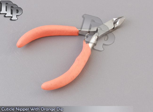 3 Pieces Cuticle Nipper With Orange Dip Beauty Instruments