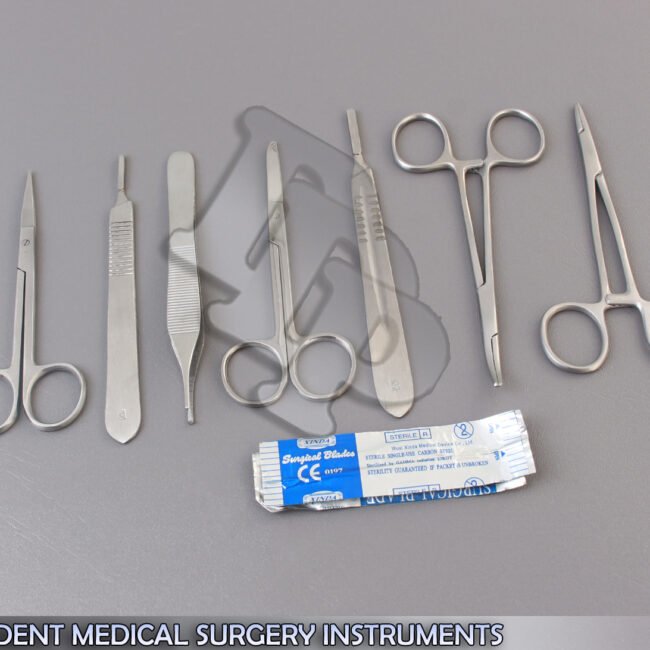 32 PCS STUDENT MEDICAL SURGERY INSTRUMENTS FORCEPS SCISSORS NEEDLE HOLDER