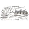 35 Pcs ORAL DENTAL EXTRACTION SURGERY EXTRACTING ELEVATORS FORCEPS INSTRUMENTS
