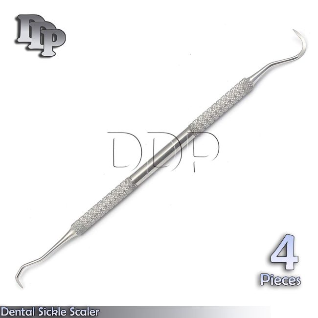 4 Dental Sickle Scaler Anterior Towner Jacquette U15-33 Dental Instruments