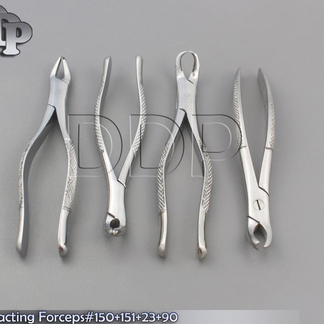 4 O.R GRADE DENTAL SURGERY TOOTH EXTRACTING EXTRACTION FORCEP #150+#151+#23+#90