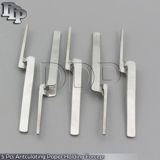 5 Pcs. Articulating Paper Holding Forceps Dental Surgical instruments