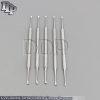 5 Pcs Dental Tartar Calculus Plaque Remover Scraper Veterinary Tooth Scraper Kit