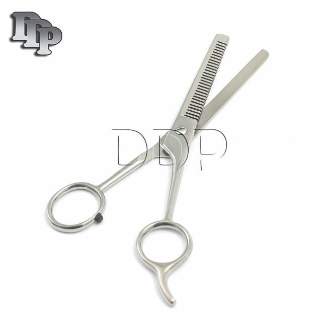 5.5" Hair Cutting Thinning Scissors Barber Shears Single Side Teeth Hairdressing