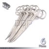 6 Delicate Minor Micro Surgery Surgical Iris Scissors 4.5" Curved Ophthalmic