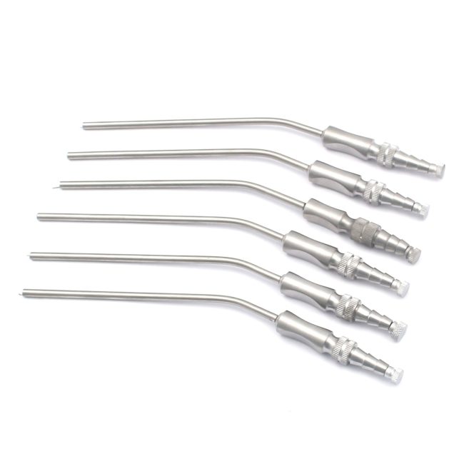 6 FRAZIER SUCTION TUBE 6,7,8,9,11,12Fr ENT NEURO SURGICAL INSTRUMENTS
