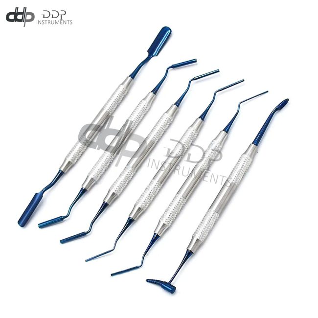 6 Pcs Set Implant Sinus Lift Bone Graft Carrier Packer Plugger Dental DN-2142