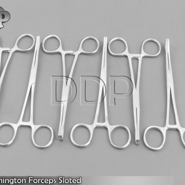 6 Pennington Forceps Sloted 6" Body Piercing Tools