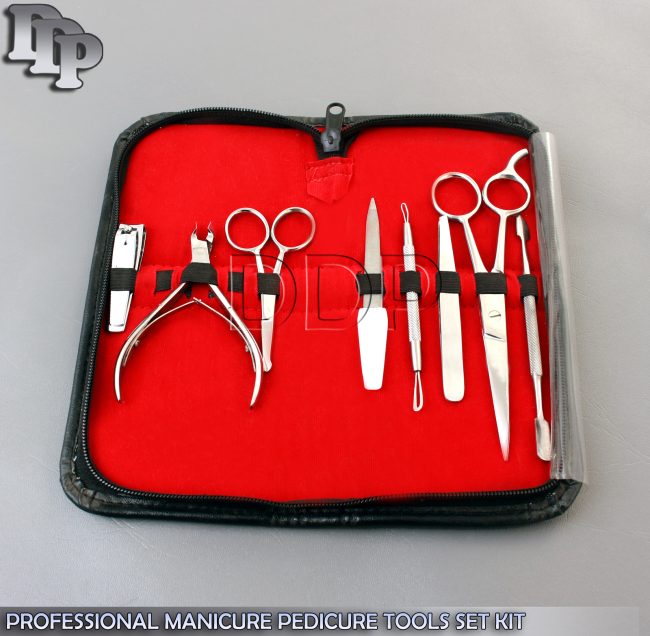 8 PCS PROFESSIONAL MANICURE PEDICURE TOOLS SET KIT,BTS-58
