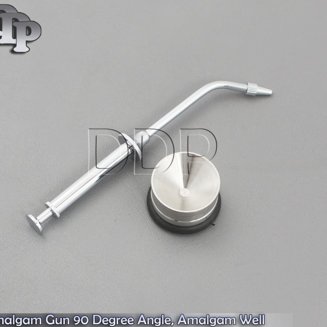 Amalgam Gun 90 Degree Angle, Amalgam Well Pot Surgical Dental Instruments
