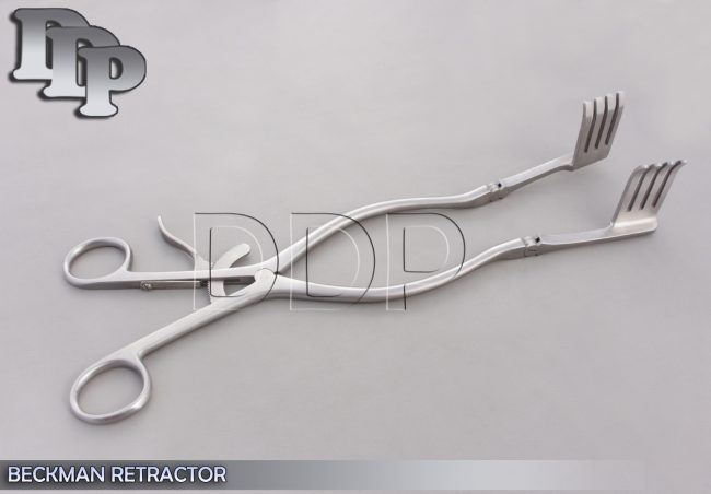 Beckman Weitlaner Retractor 12.5" 4x4 Prongs Blunt Surgical Instruments