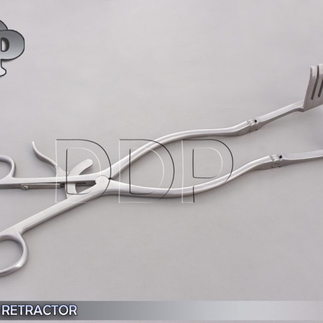 Beckman Weitlaner Retractor 12.5" 4x4 Prongs Blunt Surgical Instruments