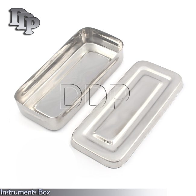 Box Instruments Stainless steel 17x7x3 cm Surgical dental Vet Instruments new