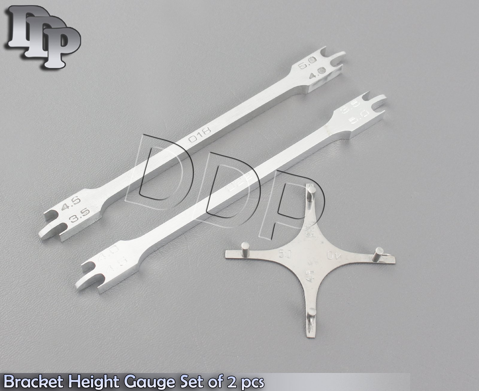 Bracket Height Gauge 018 & 022 Dental Orthodontic Free Boone Gauge Set of 2 pcs