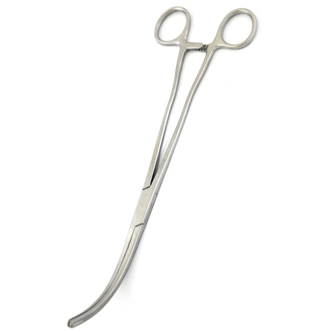 DeBakey Aorta Clamp 9.5'' Curved DeBakey Atraumatic jaws Stainless Steel SR-687
